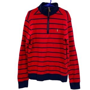 Polo Ralph Lauren Boys Cotton Interlock Stripe Pullover Sweater